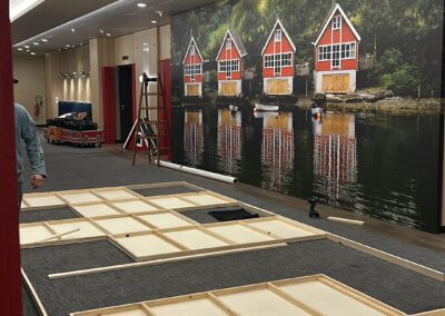 Cabane scandinave par Nova-Craft - créateur d’espaces éphémères pour vos événements à Genève, Lausanne, Montreux et plus encore.