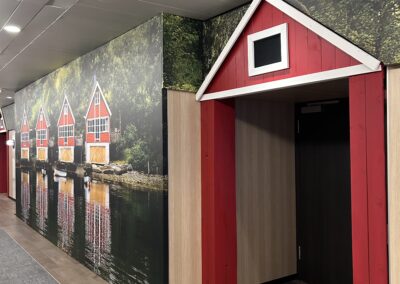 Cabane scandinave par Nova-Craft - créateur d’espaces éphémères pour vos événements à Genève, Lausanne, Montreux et plus encore.