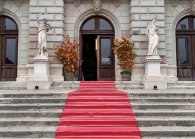 Photocall végétal et mise en scène